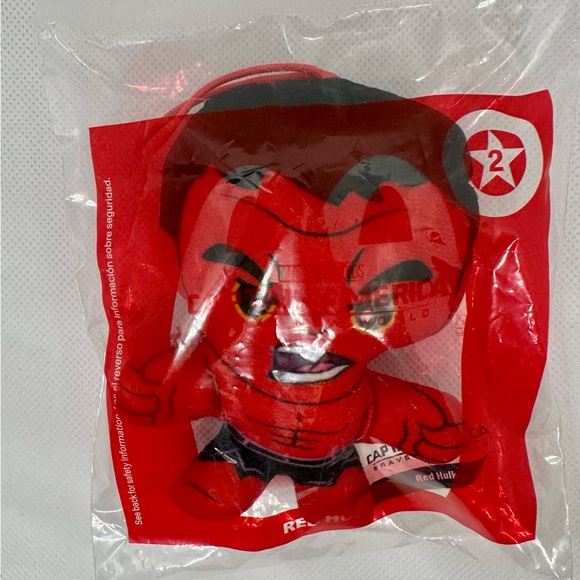 Captain America McDonald’s Happy Meal Toy #2 Red Hulk- New Unopened - Picture 1 of 3